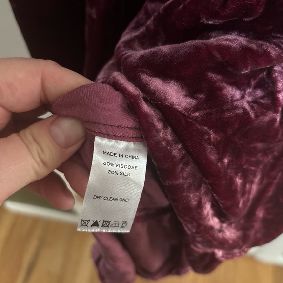 Hill House Ellie Nap Dress in Wine Velvet - Picture 3 of 6